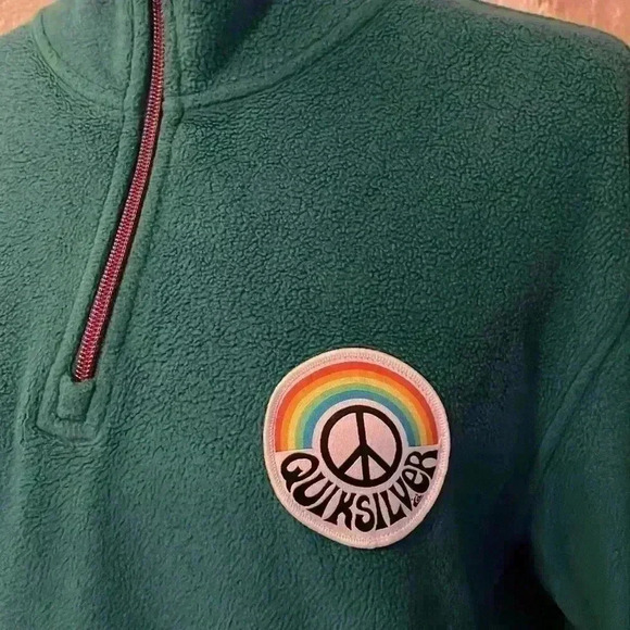 Quiksilver - Womens Half-Zip‎ Mock Neck Sweatshirt - Picture 6 of 9